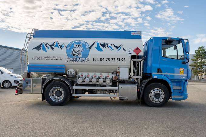 Réalisation camion bleu Alazet